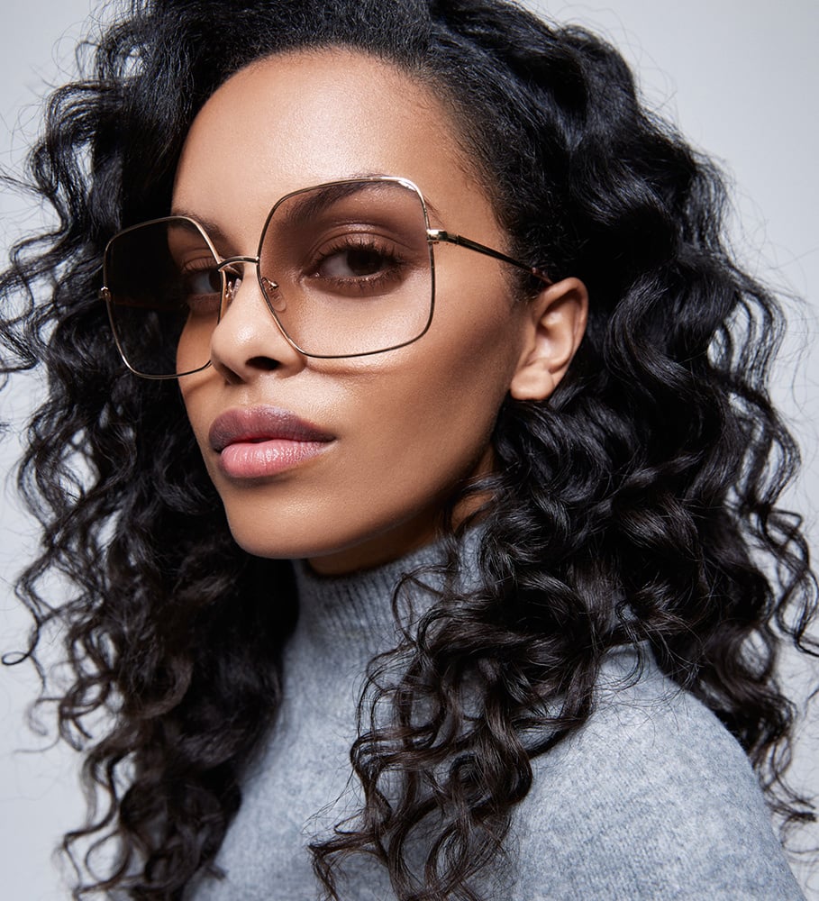 Billie Tinted læsebrille - guldfarvet